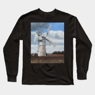 Thurne Dyke Drainage Mill Long Sleeve T-Shirt